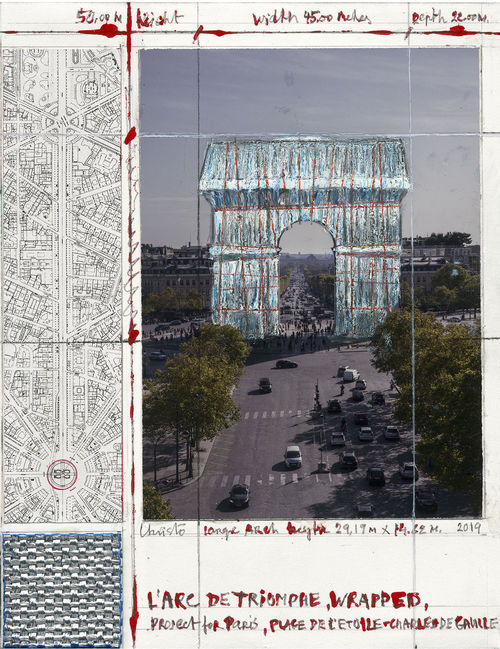 L'Arc de Triomphe, Wrapped, Projekt for Paris/Moderne Kunst -  CHRISTO
