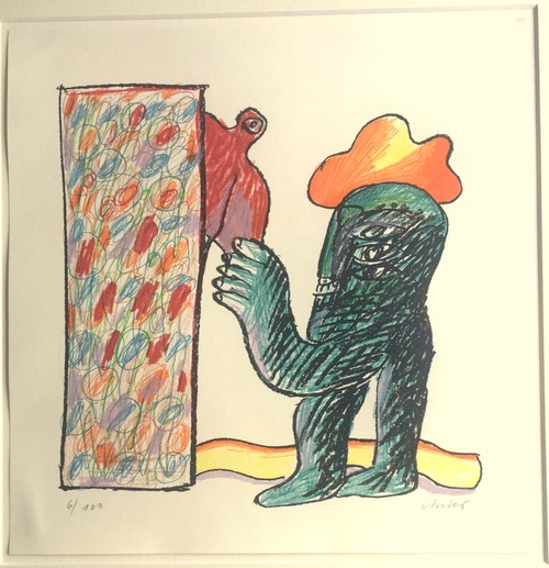 On my way now,  Blatt 8/Moderne Kunst -  Horst ANTES
